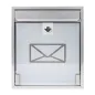 BOÎTE À LETTRES, RÉCEPETION HOTEL 26x9x31 CM ARGENTE ACIER (1 UNITÉ) BOÎTE À LETTRES, RÉCEPETION HOTEL