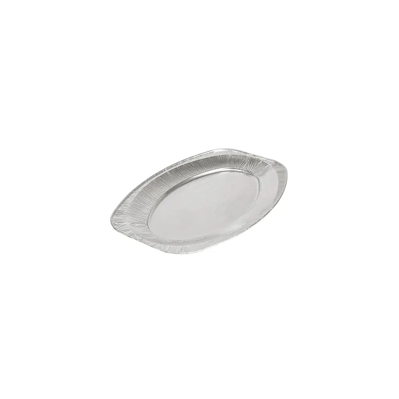 PLATEAUX OVALES   43x28,6x2,5 CM ALUMINIUM (120 UNITÉ)