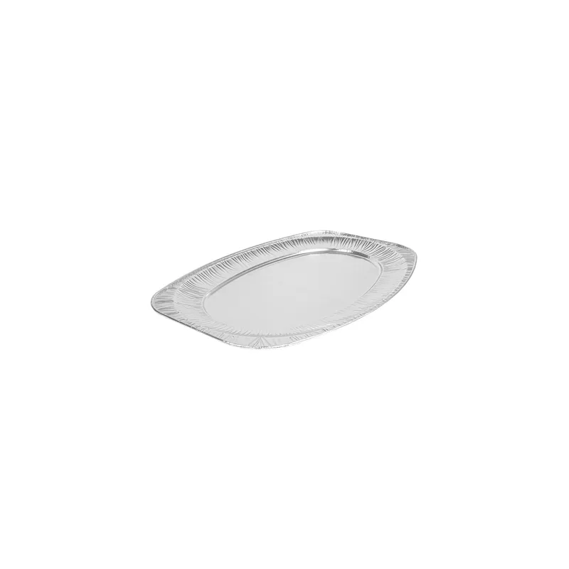 PLATEAUX OVALES   55x36x2,2 CM ALUMINIUM (10 UNITÉ)