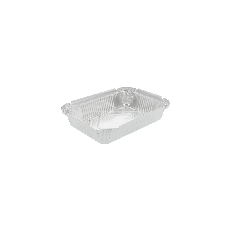 RÉCIPIENTS RECTANGULAIRES 585 ML 19,2x14x3 CM ALUMINIUM (100 UNITÉ) RÉCIPIENTS RECTANGULAIRES 585 ML 19,2x14x3 CM ALUMINIUM (100 UNITÉ)