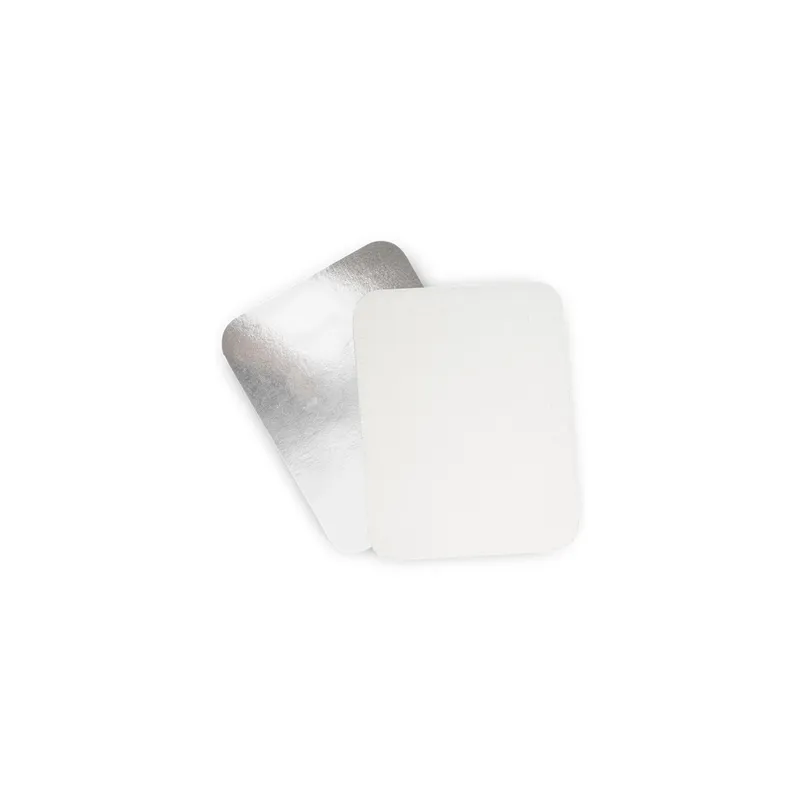 COUVERCLES POUR RÉFÉRENCE 135.95/96 22x17,3 CM BLANC CARTON + ALUMINIUM (100 UNITÉ) COUVERCLES POUR RÉFÉRENCE 135.95/96 22x17,3 CM BLANC CARTON + ALUMINIUM (100 UNITÉ)