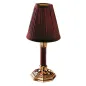 BASE "TRADITIONAL CLASSIC" 27 (h) CM BORDEAUX METAL (1 UNITÉ) BASE "TRADITIONAL CLASSIC"