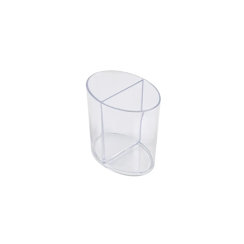 EMBALLAGES APÉRITIF ÉLLIPSES  2x60 ML 6,5x4,5x6,5 CM TRANSPARENT PS (300 UNITÉ)