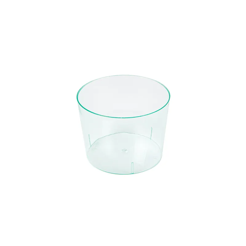 EMBALLAGES APÉRITIF MINI  180 ML Ø 7,5x5,8 CM VERT D'EAU PS (200 UNITÉ)