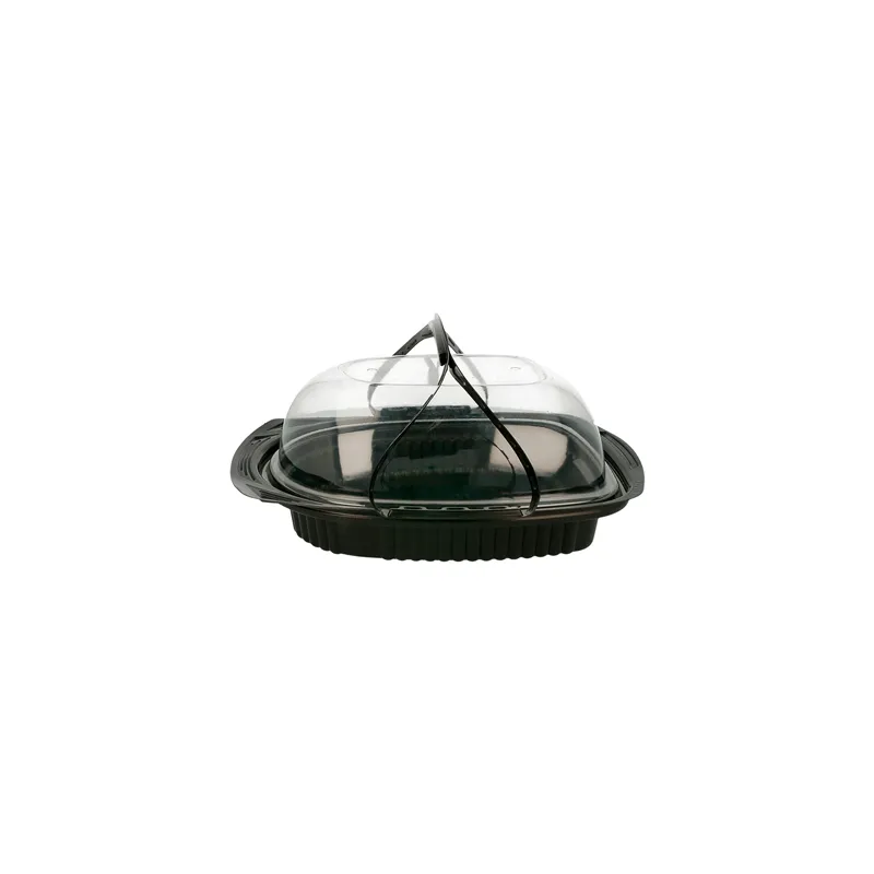 GRANDS RÉCIPIENTS POULET   22x16,5x11,2 CM NOIR PP (150 UNITÉ)