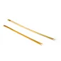 PIQUES DOUBLE POINTE BAMBOO 15 (h) CM NATUREL BAMBOU (200 UNITÉ) PIQUES DOUBLE POINTE