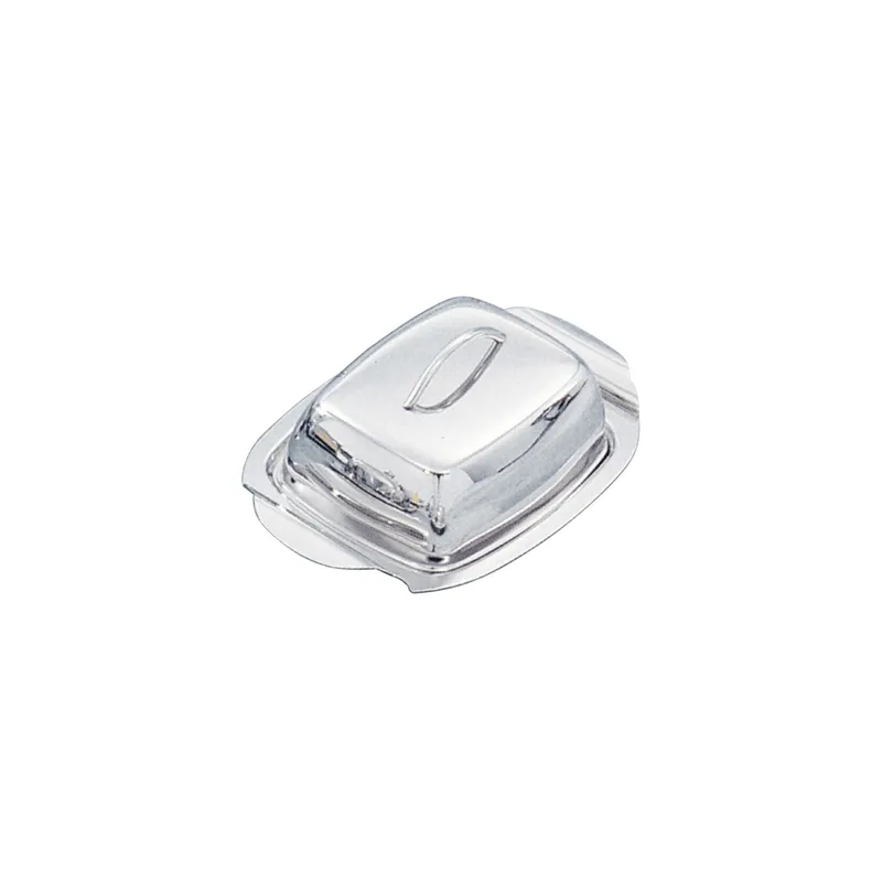 RECIPIENT BEURRE  21x13,5x6 CM ARGENTE INOX (1 UNITÉ)