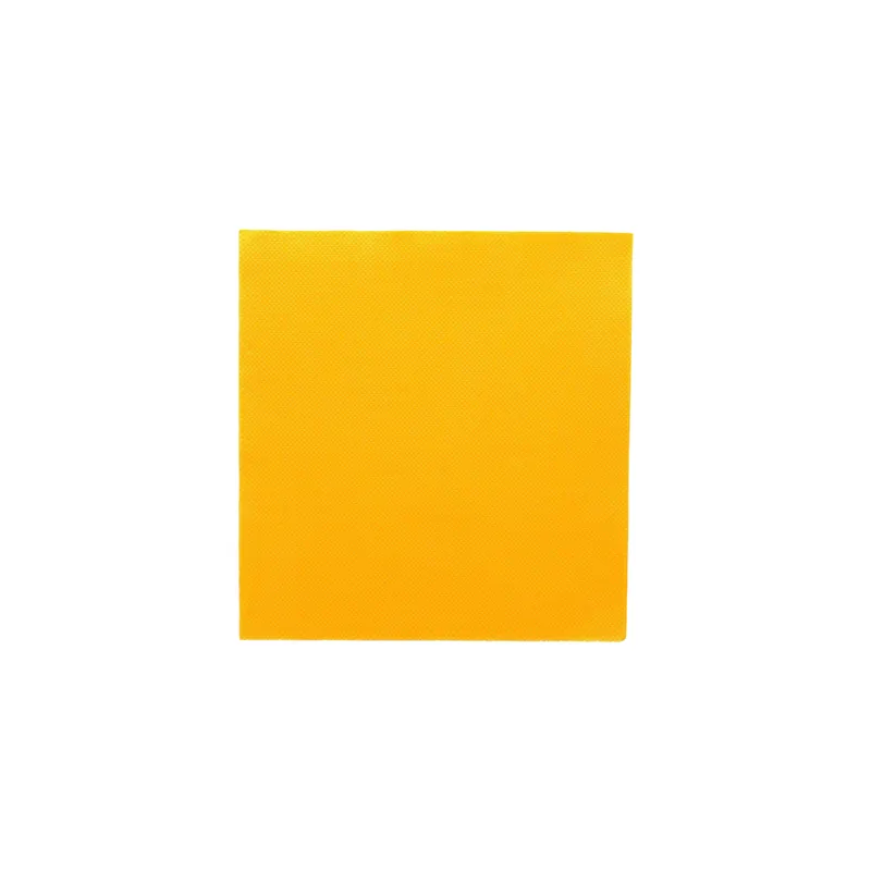 SERVIETTES ECOLABEL DOUBLE POINT  18 G/M2 33x33 CM JAUNE SOLEIL OUATE (1200 UNITÉ)