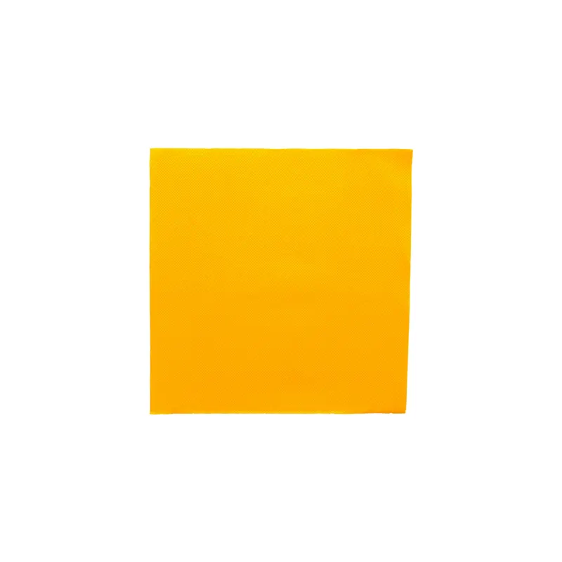 SERVIETTES ECOLABEL DOUBLE POINT  18 G/M2 39x39 CM JAUNE SOLEIL OUATE (1200 UNITÉ)