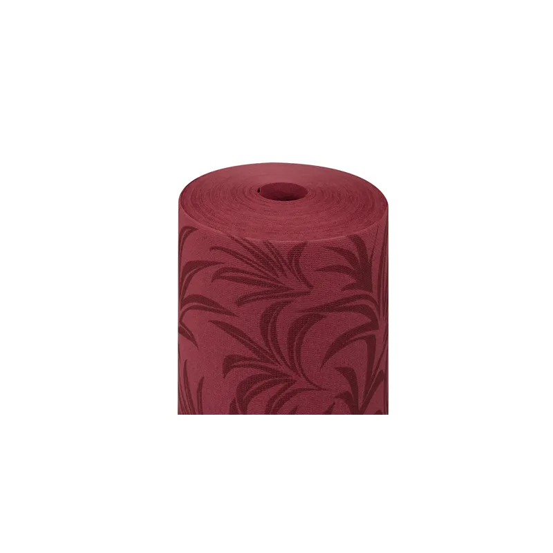 "TÊTE-À-TÊTE" PRÉDECOUPÉ 120CM (20 FEU.) 'PARK AVENUE' 55 G/M2 0,40x24 M BORDEAUX AIRLAID (6 UNITÉ)