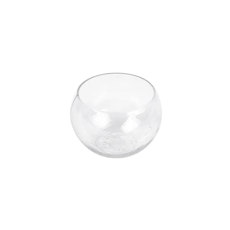 EMBALLAGES APÉRITIF SPHÈRE  75 ML 5,7x4 CM TRANSPARENT APET (200 UNITÉ)