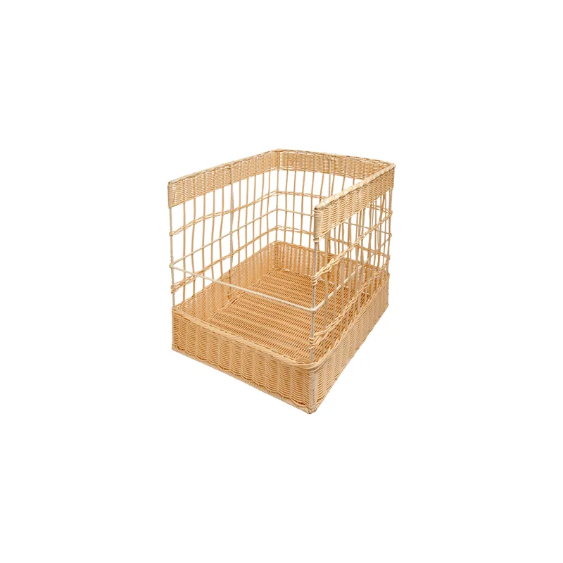 CORBEILLE BOULANGERIE SIMILAIRE OSIER   40x40x50 CM NATUREL PP (1 UNITÉ)