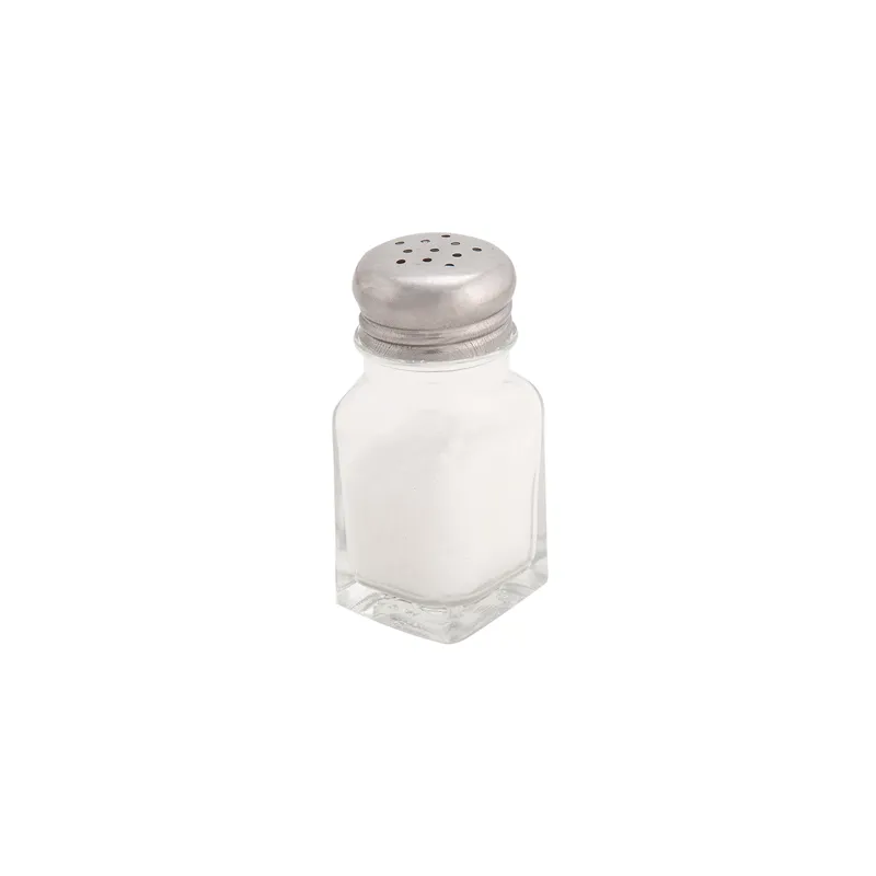 SALIÈRE 60 G 4x4x10 CM TRANSPARENT VERRE (1 UNITÉ) SALIÈRE 60 G 4x4x10 CM TRANSPARENT VERRE (1 UNITÉ)
