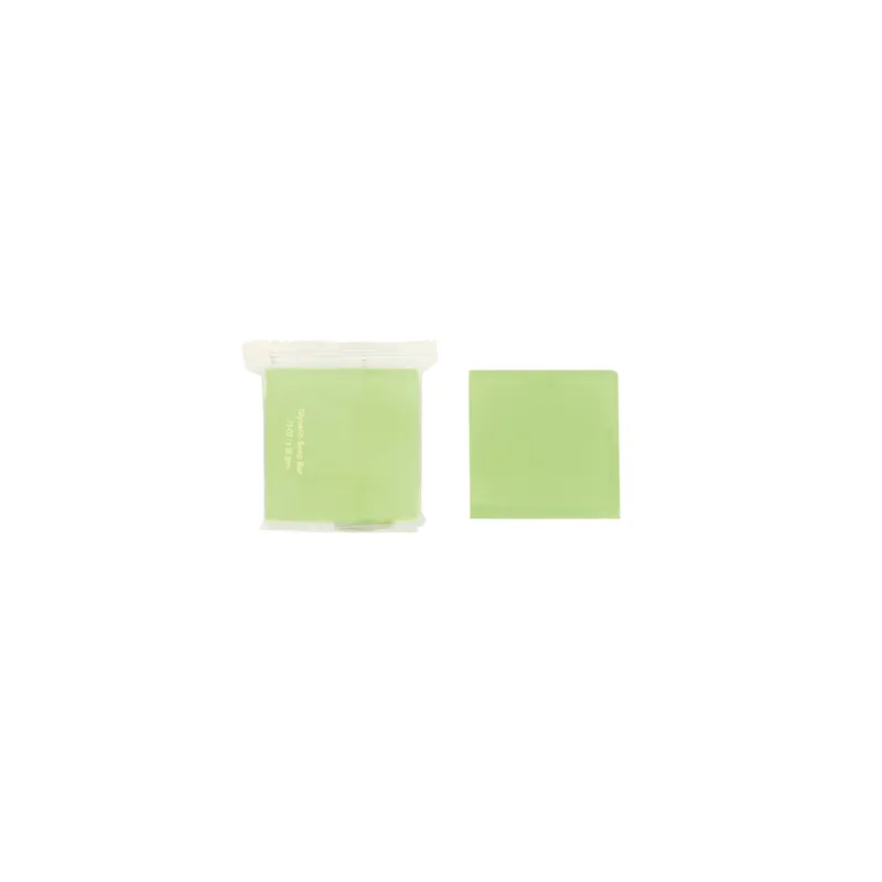 SAVONS  20 G 4x4 CM VERT GLYCERINE (500 UNITÉ)
