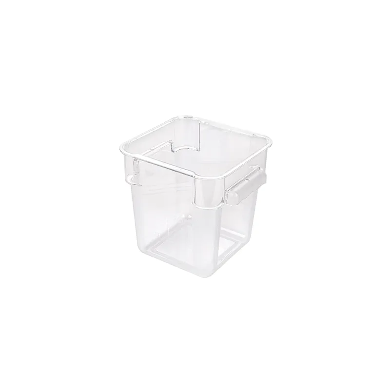 BAC ALIMENTAIRE 4 L 18x18x19 CM TRANSPARENT POLYCARBONATE (1 UNITÉ) BAC ALIMENTAIRE 4 L 18x18x19 CM TRANSPARENT POLYCARBONATE (1 UNITÉ)