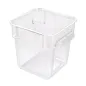 BAC ALIMENTAIRE 4 L 18x18x19 CM TRANSPARENT POLYCARBONATE (1 UNITÉ) BAC ALIMENTAIRE