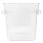 BAC ALIMENTAIRE 4 L 18x18x19 CM TRANSPARENT POLYCARBONATE (1 UNITÉ) BAC ALIMENTAIRE