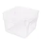 BAC ALIMENTAIRE 12 L 28,5x28,5x21 CM TRANSPARENT POLYCARBONATE (1 UNITÉ) BAC ALIMENTAIRE
