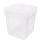 BAC ALIMENTAIRE 18 L 28,5x28,5x32 CM TRANSPARENT POLYCARBONATE (1 UNITÉ) BAC ALIMENTAIRE
