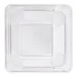 BAC ALIMENTAIRE 18 L 28,5x28,5x32 CM TRANSPARENT POLYCARBONATE (1 UNITÉ) BAC ALIMENTAIRE