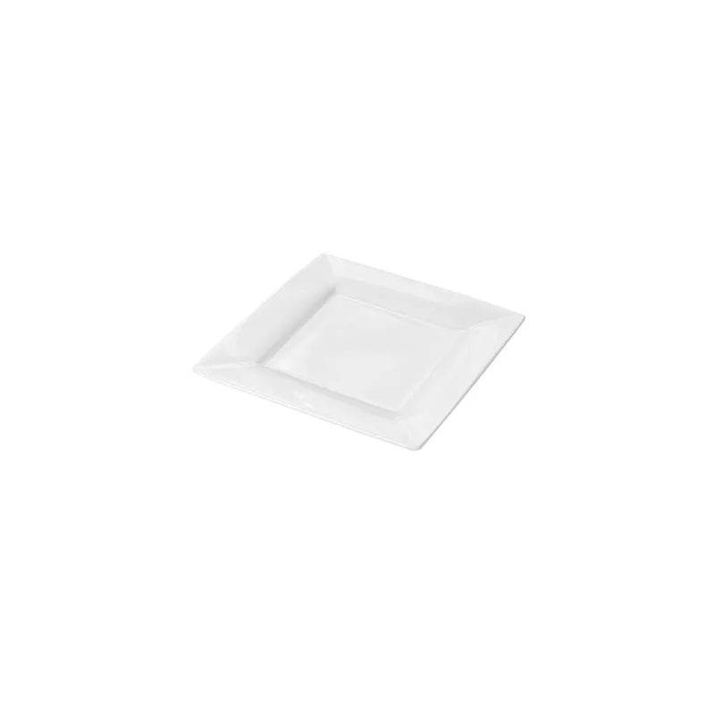 ASSIETTES CARRÉES 15x15 CM BLANC PORCELAINE (48 UNITÉ) ASSIETTES CARRÉES 15x15 CM BLANC PORCELAINE (48 UNITÉ)