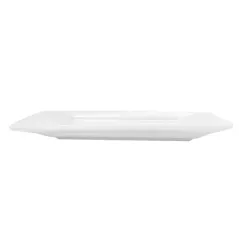 ASSIETTES CARRÉES  15x15 CM BLANC PORCELAINE (48 UNITÉ)