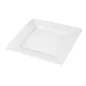 ASSIETTES CARRÉES 20x20 CM BLANC PORCELAINE (24 UNITÉ) ASSIETTES CARRÉES