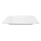 ASSIETTES CARRÉES 20x20 CM BLANC PORCELAINE (24 UNITÉ) ASSIETTES CARRÉES