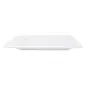 ASSIETTES CARRÉES 25x25 CM BLANC PORCELAINE (12 UNITÉ) ASSIETTES CARRÉES