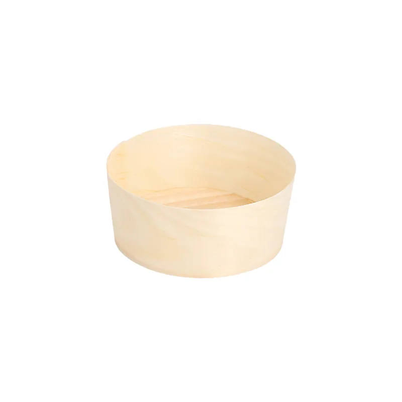 POTS EN FEUILLE DE PEUPLIER WOOD  Ø 5,5x2,2 CM NATUREL BOIS (100 UNITÉ)