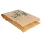 POCHETTES HAMBURGER FEEL GREEN 34 G/M2 14+7x22 CM NATUREL PARCH.INGRAISSABLE (500 UNITÉ) POCHETTES HAMBURGER