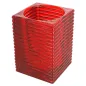 LAMPES DE TABLE "MIRAGE" Ø 9x13 CM ROUGE VERRE (6 UNITÉ) LAMPES DE TABLE "MIRAGE"