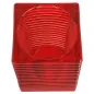 LAMPES DE TABLE "MIRAGE" Ø 9x13 CM ROUGE VERRE (6 UNITÉ) LAMPES DE TABLE "MIRAGE"