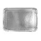PLATEAUX CATERING 1100 G/M2 19x28 CM ARGENT/OR CARTON (100 UNITÉ) PLATEAUX CATERING
