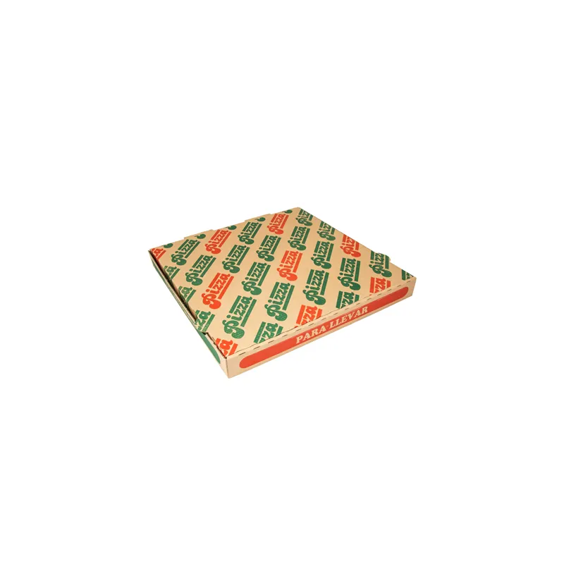 BOÎTES À PIZZA 350 G/M2 32x32x3,5 CM NATUREL CARTON MICROCANAL (100 UNITÉ) BOÎTES À PIZZA 350 G/M2 32x32x3,5 CM NATUREL CARTON MICROCANAL (100 UNITÉ)