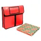 SAC TRANSPORT PIZZA 41 CM 43x45x13 CM ROUGE VINYL (1 UNITÉ) SAC TRANSPORT PIZZA 41 CM