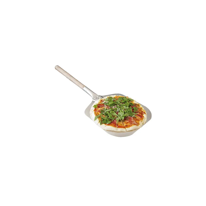 PELLE PIZZA BORDURES AIGUISÉES   30,5x35X101 CM ARGENTE ALUMINIUM (1 UNITÉ)