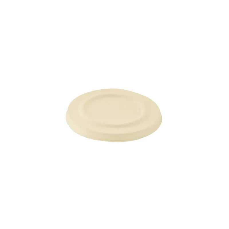 COUVERCLE POUR CODE 150.19 BIONIC  Ø 11x0,8 CM NATUREL BAGASSE (600 UNITÉ)