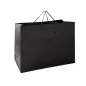 SAC BOUTIQUE ANSES CORDON 150 G/M2 40+15x32 CM NOIR CELLULOSE (100 UNITÉ) SAC BOUTIQUE ANSES CORDON