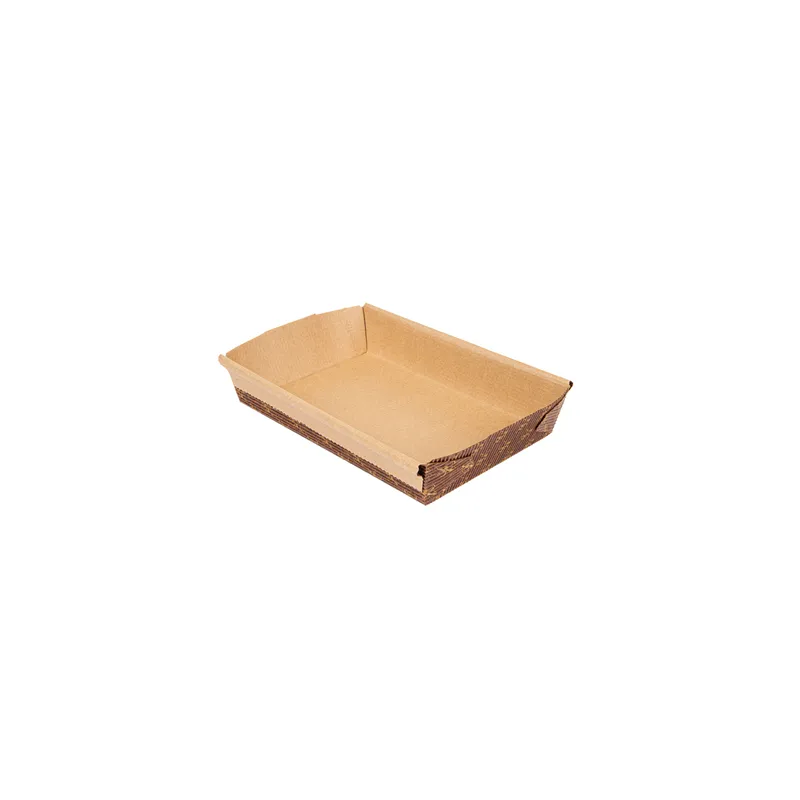 MOULES CUISSON PÂTISSERIE LAMINÉS 165 G/M2 16,8x10,9x3,8 CM MARRON PAPIER (402 UNITÉ) MOULES CUISSON PÂTISSERIE LAMINÉS 165 G/M2 16,8x10,9x3,8 CM MARRON PAPIER (402 UNITÉ)