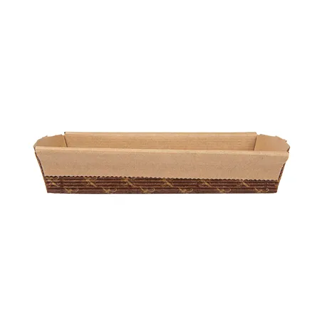 MOULES CUISSON PÂTISSERIE LAMINÉS  165 G/M2 16,8x10,9x3,8 CM MARRON PAPIER (402 UNITÉ)