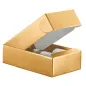 30 U. COFFRETS 2 BOUTEILLES 'EL DORADO' 34x18,5x9 CM DORE CARTON (1 UNITÉ) 30 U. COFFRETS 2 BOUTEILLES