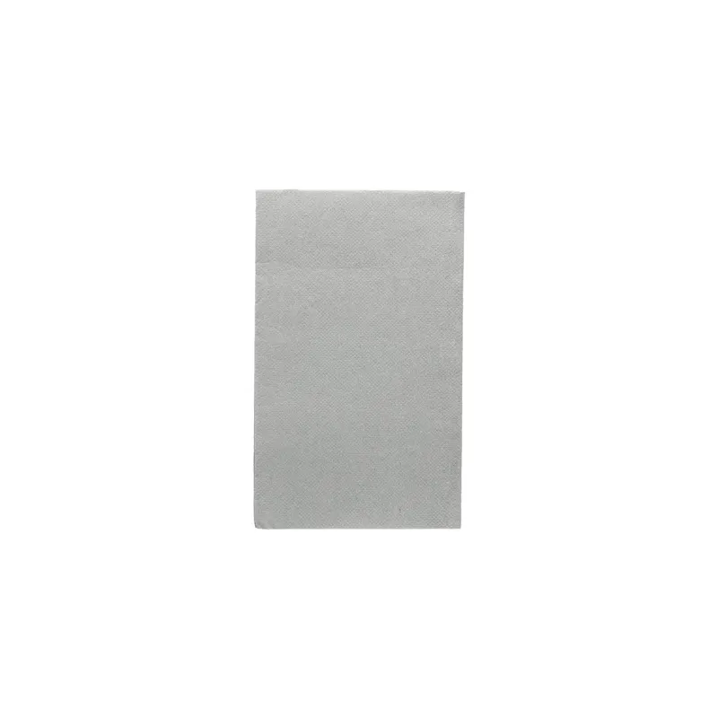 SERVIETTES ECOLABEL P. 1/6 DOUBLE POINT  18 G/M2 33x40 CM GRIS OUATE (2000 UNITÉ)