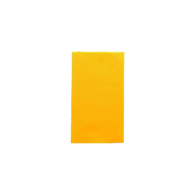 SERVIETTES ECOLABEL P. 1/6 DOUBLE POINT  18 G/M2 33x40 CM JAUNE SOLEIL OUATE (2000 UNITÉ)