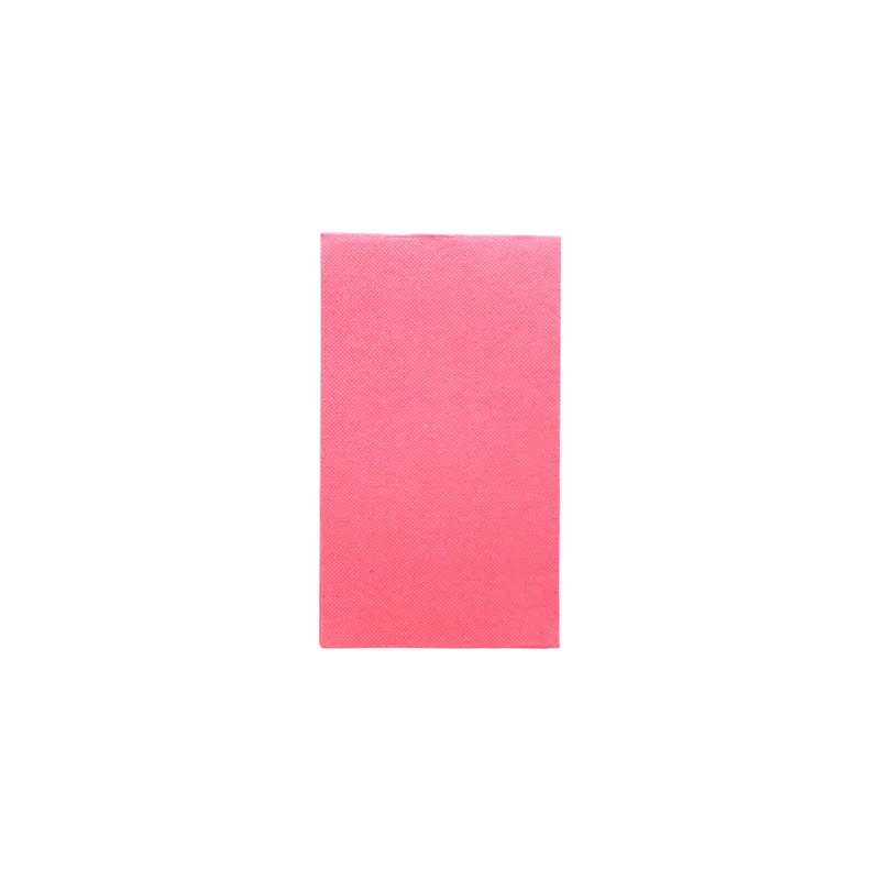 SERVIETTES ECOLABEL P. 1/6 DOUBLE POINT  18 G/M2 33x40 CM FUCHSIA OUATE (2000 UNITÉ)