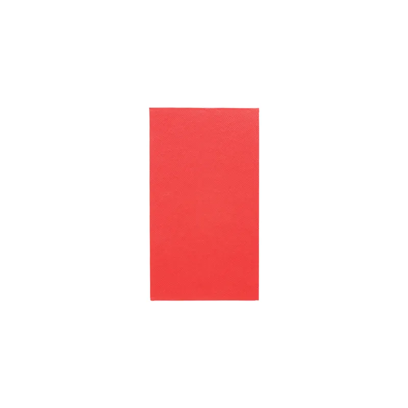 SERVIETTES ECOLABEL P. 1/6 'DOUBLE POINT' 18 G/M2 33x40 CM ROUGE OUATE (2000 UNITÉ)