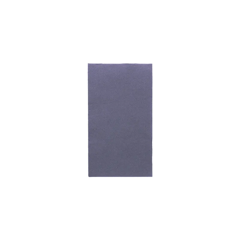 SERVIETTES ECOLABEL P. 1/6 DOUBLE POINT  18 G/M2 33x40 CM BLEU MARINE OUATE (2000 UNITÉ)