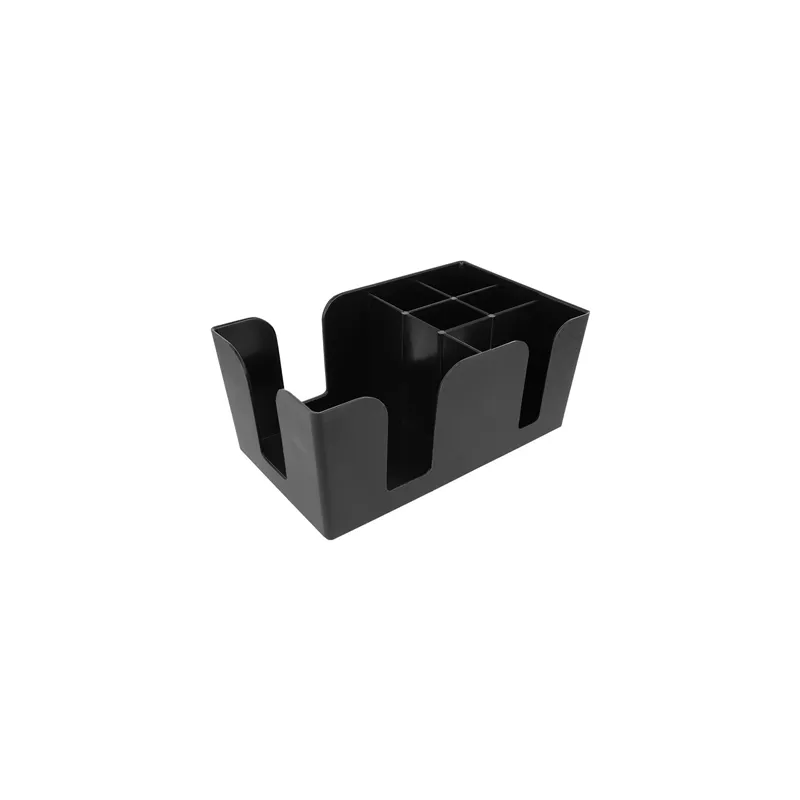 ORGANISATEUR DE BAR   24x14,5x10,5 CM NOIR PLASTIQUE (1 UNITÉ)