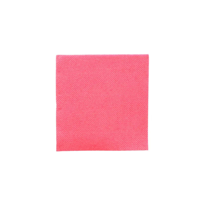 SERVIETTES ECOLABEL DOUBLE POINT  18 G/M2 20x20 CM FUCHSIA OUATE (2400 UNITÉ)