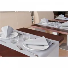 SERVIETTES  55 G/M2 40x40 CM GRIS AIRLAID (700 UNITÉ)